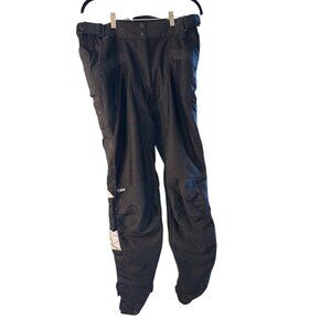 Schoeller WB-Formula Black Mesh Motorcycle Pants  Adjustable Fit XL Good Con